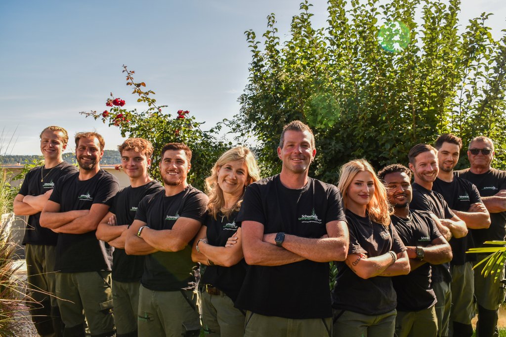 Team von Scherer Gartengestaltung & Pflege AG